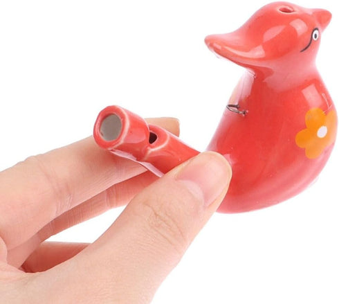 5PCS Coloured Drawing Bird Whistles Porcelain Bird Design Water Whistle Colorful Ceramic Bird Whistles Toys Musical Toy for Kids Birthday Gift, Ea...