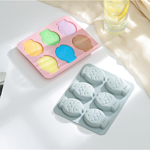 2 Pcs Fish Shaped Silicone Molds Chocolate Candy Fondant Mold Cake Resin Molds Cookie Jello Ice Cube Mold Tray Kitchen Baking Tools for Cake Decor...