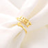 SKQIR Year Open Ring for Women,Initial Number Birth Year Ring Adjustable Promise Rings Engagement Wedding Band Gold/Silver Stainless Steel Ring fo...