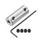 uxcell 1/8 inch to 1/8 inch Bore Rigid Coupling Set Screw L26XD10 Aluminum Alloy,Shaft Coupler Connector,Motor Accessories...