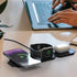Flexora Wireless Charger 3 in 1 Charging Station for Smart Phone,Magnetic Foldable Charger for Travel,Wireless Charger Pad for iPhone,AirPods Wire...