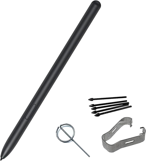 Mystic Black Galaxy Tab S7 FE Pen for Samsung Galaxy Tab S7 FE S Pen Stylus Pen Replacement + Free 5 Tips for Samsung Galaxy Tab S7 FE Stylus S Pe...