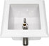 EFIELD Toilet Outlet Box, Pre-assembled,1/2-Inch Sweat Intel with Installed 1/4-Turn Angle Stop Valve,Chrom Plated...