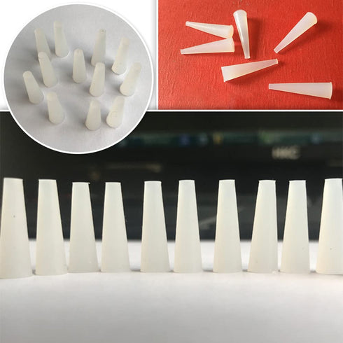 50 Pcs Laboratory Rubber Bungs Universal Rubber Plugs Universal Solid Rubber Stoppers for Powder Coating Painting Anodizing Plating Sandblasting...
