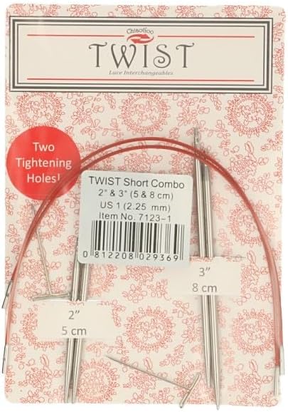 ChiaoGoo Twist Lace Short Combo Pack 5+8cm 2.25mm - 1pc...