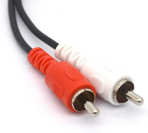 7 Pin DIN to RCA Cable, 7-Pin MIDI Male Plug to 2 RCA Male Audio Adapter Cord for Bang Olufsen, Naim, Quad.Stereo Systems (50 cm)...