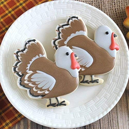 Thanksgiving Turkey Cookie Cutter, 3.75" Made in USA by Ann Clark...