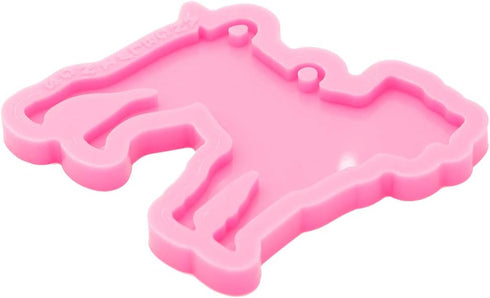 Shiny Glossy Dog Keychain Epoxy Resin Mold Silicone Mold with Hole Cartoon Animal Epoxy Resin Craft Silicone Mold Polymer Clay DIY Jewelry Making ...