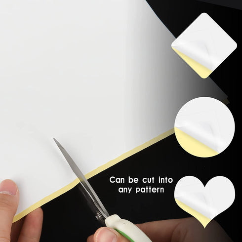 10 Sheets Double Sided Adhesive Tape, A4 Size Clear Arts Craft DIY Strong Sticky Arbitrary Cut Tape for Card Making,Home Decorative Or Office Supp...
