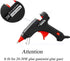 Black Hot Melt Glue Gun Stick Strips Baffo 20 Pcs 7.87'' Long 0.28'' Dia High Adhesive Hot Glue Sticks for Car Audio DIY Art Craft Home Office Pro...