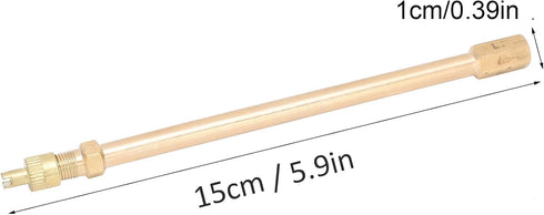 Tubeless Tire Valve Extension, Vacuum Tubeless Tire Valve Stems with Tire Valve Extension Adaptor Replacement Electric Scooter Accessory Fit for X...