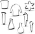 Science Chemistry Cookie Cutter Set - 8 Piece - Stainless Steel...