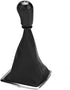 Gear Stick Shift Knob?5 Speed Gear Stick Shift Knob and Gaiter Boot Cover for MK2 2004 to 2008,Artificial Leather and Plastic,Black...