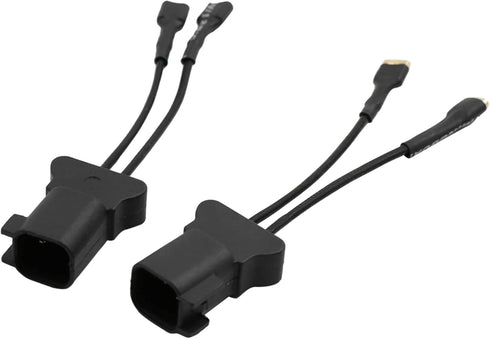 uxcell 2pcs Car Horn Adapter Wiring Harness Pigtail Socket for Ford Mondeo Focus Fiesta Cruze...