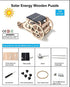 Wooden Solar Model Cars to build for kids 9-12, Educational Science Kits for Kids age 12-14, Gifts for 10+ year old boys Girls, Science experiment...