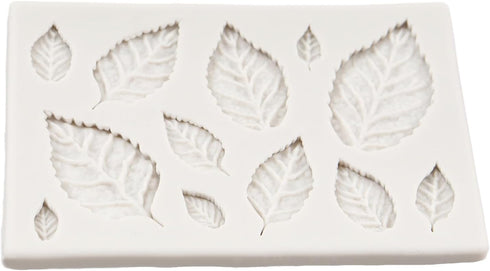 Rose Leaf Silicone Fondant Molds For Cake Decorating Cupcake Topper Chocolate Candy Gum Paste Polymer Clay...
