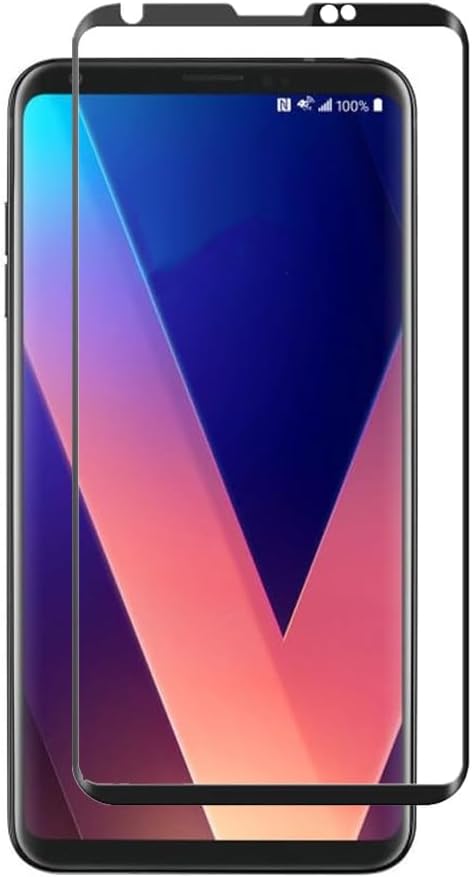 3D Curved Screen Protector for LG V30, (2pcs) Ultra Clear Anti-Stracth Full Cover Screen Protector Tempered Glass for LG V30 H931 US998 AS998 H930...