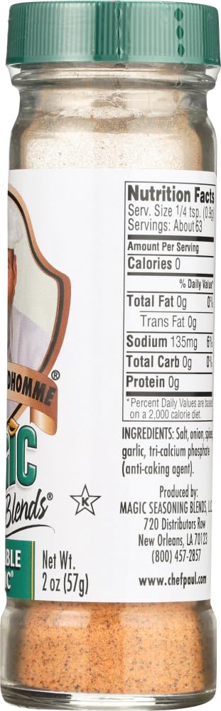 Chef Paul Prudhomme's Magic Seasoning Blends Vegetable Magic - 2 oz...