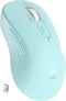 SM66 Green Silent Dual Mode Wireless Mouse for Laptop, Adjustable 4800 DPI,Rechargeable Computer Mouse for Bluetooth and Wireless Connection...