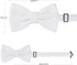 Velvet Bow Ties for Men Pre-Tie Bow Ties Vintage Tuxedo Bow Ties Cufflinks Pocket Square Sets With Gift Box...