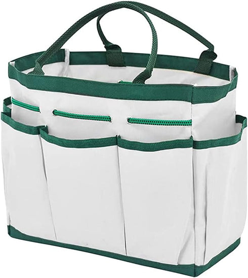 ChengHao Garden Tool Bag & Gardening Bag, Garden Tool Organizer with 8 Gardening Tool Storage Pockets16.9" x 5.1" x 10"(Tools NOT Included)?wh0000...