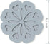 Set of 4 Silicone Trivet Mat - Hot Pot Holder Hot Pads for Table & Countertop - Trivet for Hot Dishes - Non-Slip & Heat Resistant Modern Kitchen H...