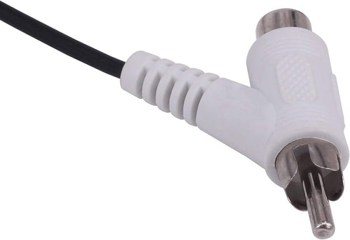 RCA Audio Piggyback Extender Cable, 5Ft 2 RCA Male to 2 RCA Male + RCA Female Piggyback Extension Audio Video AV Adapter Cord...