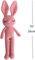Moni's Choice Stuffed Animal Baby Bunny Rabbit Plush Knitted Doll Baby Sleep Toy Newborn (Pink)...