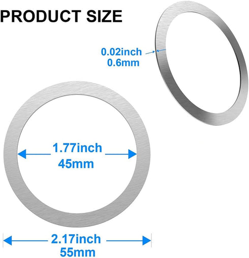 Mag Safe Ring 360 6Pack,Mag Safe Sticker for Mag Safe Magnet,Universal Magnetic Conversion Kit for iPhone 14/13/12/11/X Series, Galaxy S23/S22/S21...