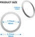 Mag Safe Ring 360 6Pack,Mag Safe Sticker for Mag Safe Magnet,Universal Magnetic Conversion Kit for iPhone 14/13/12/11/X Series, Galaxy S23/S22/S21...