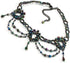 Peacock Victorian Beaded Choker...