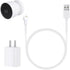 Power Adapter for Google Nest Cam Outdoor or Indoor, Battery - 10ft/3m Flat Weatherproof Outdoor Charging Cable Provide Continuous Power Supply fo...