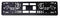 Standard Black Euro License Plate Holder - Universal Mounting Frame/Bracket...