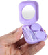 6 Pack Colorful Contact Lens Case Travel Kit Contact Box Holder Soak Storage Container with Mirror Bottle Tweezers Stick Remover Tool...