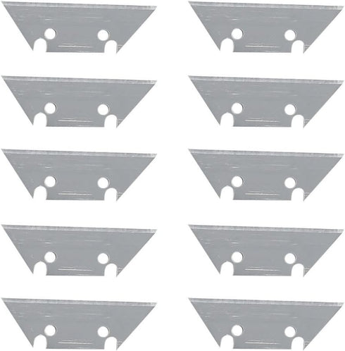 10 Pack Miter Shears Blade Replacement SK5 Steel Sharp Trunking Angle Shear Cutter Spare Blades for PVC PE Plastic Pipe Angular Scissors Chamfer S...