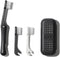 Replaceable Travel Size Foldable Toothbrush Kit Built with Case, Dual-Layer Bristles, Portable Travel Size Toothbrush for Office, Business Travel,...