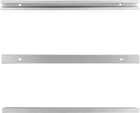 QWORK 12" T-Track, 4 Pack Aluminum Double Track with Mounting Holes for Woodworking...