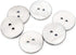 CRAFTMEMORE Shell Buttons 2 Holes Sewing Button DIY Crafts TG65 (25mm,12pcs,White)...