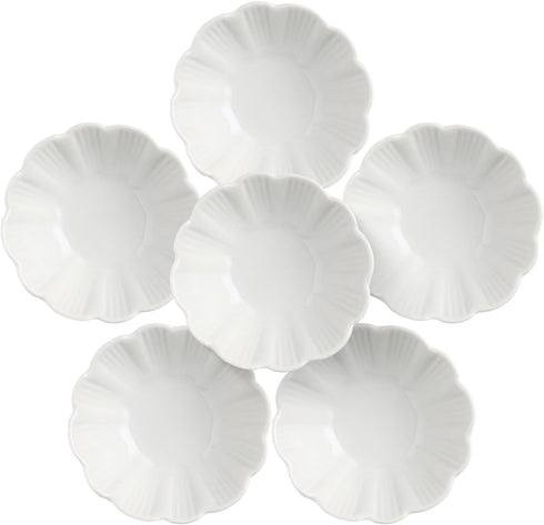 Dipping Sauce Bowls, White Dipping Sauce Dishes for Tomato Sauce, Soy, BBQ and other Party Supplie,Dip Serving Bowl Set of 6...