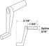 Prime-Line R 7226 Window Handle, 1-3/4 In. Stem, Diecast (2 Pack)...