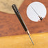 Awl Tool, 2 PCS Wooden Handle Scratch Awl for Leather Hole Punch Awl Maker Tool,Sewing Awl Leather Craft Repair Tools...