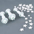 Star Small Fondant Plunger Cutter Set Cake Cookies Decorating Tool Mold-Tiny 3 Pieces?Mini?...