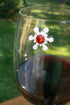 Crystal Snowflake Magnetic Wine Glass Charms & Markers for Christmas or Holiday Parties and Gifts- Set of 8...