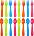 16 Pcs Kids Utensils Set, Plastic Kids Forks and Spoons Set, Reusable Toddler Utensils Kids Silverware Cutlery Set, Durable Flatware Set for Lunch...