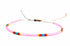 Beaded Anklet for Women, Boho Bohemian Native American Style, Unique Waterproof Pink Colorful Hippie Beach Anklet, Handmade by Tribes (S-M)...