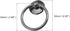 Ring Pull Handle (52mm/2.05") 1Pcs, Iron Hardware Drop Ring Pulls Knobs Handle with Screw - for Home Box Cabinet Drawer, Black...