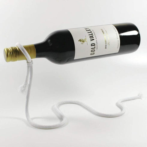 Fantasee Magic Suspending Rope Wine Holder, Floating Illusion Wine Rack Bottle Holder Novelty Gift for Kitchen Home Decoration (Suspending Rope)...
