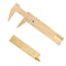 Mini Brass 80mm Double Scale Caliper Portable Sliding Measurement Tool for Measuring Gemstones and Jewelry Components Bead (1PC Caliper and 1pc 60...