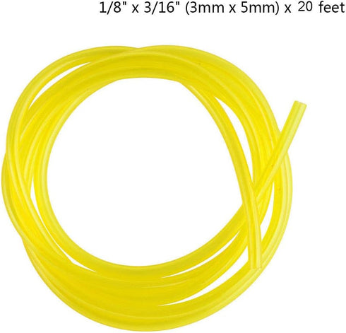 Tygon Fuel Line 4 Sizes 4 Feet ???????????????? ???????? ???????? ???????????? ?????? Compatible with Poulan Weedeater Chainsaw Parts with Snap in...