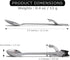 Japanese Crafted Metal Tea Spoons - Hookable Designs for Cups, Ideal for Tea Time & Breakfast - Durable, Hand Wash Recommended - Gift for Family a...